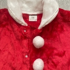 クリスマス ロンパース ベビー サンタクロース レッド 80cm ベビーザらス 衣装 コスプレ 子供の画像