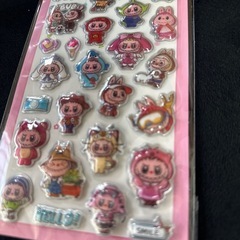 ラブブぷっくりシールの画像