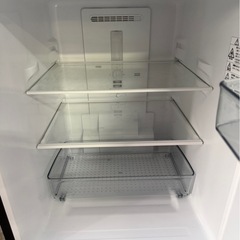 2ドア冷蔵庫 シャープ SJ-D15H-H 152L 22年製 つけかえどっちもドア 58L引出し型冷凍庫 耐熱トップ 動作品 の画像