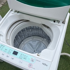 【条件付き配達可！】ハイアール　82L冷蔵庫　ヤマダ4.5Kg 洗濯機　家電セット 新生活　簡易乾燥付きの画像