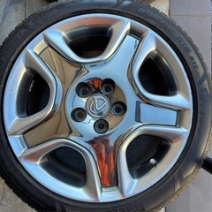 【追加　専用ナットをおまけでお付けします】レクサス純正アルミ4本...