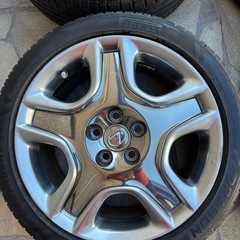 【追加　専用ナットをおまけでお付けします】レクサス純正アルミ4本セット　sc430 　8JJ×18  245/40R18の画像