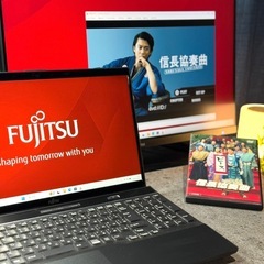 ⭐️Windows11⭐️Office2024⭐️富士通 ノートパソコン 8世代 i7 新品SSD Blu-ray  性能テストA高音質高画質の画像