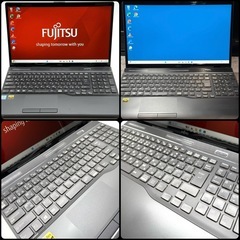 ⭐️Windows11⭐️Office2024⭐️富士通 ノートパソコン 8世代 i7 新品SSD Blu-ray  性能テストA高音質高画質の画像