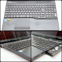 ⭐️Windows11⭐️Office2024⭐️富士通 ノートパソコン 8世代 i7 新品SSD Blu-ray  性能テストA高音質高画質の画像