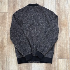 ZARA刺繍ジャガードブルゾン　サイズLの画像