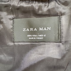 ZARA刺繍ジャガードブルゾン　サイズLの画像