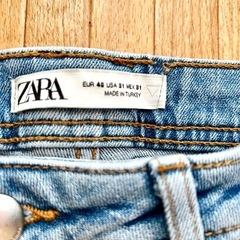 ZARA ザラ　ダメージジーンズ　スキニー　Lの画像