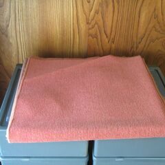 2～3回使用？　NATIONAL　ぽかぽか着せ替えカーペット （ピンク）ヒーター ユニット　1.3畳　DCー1304　100V370W　180×110cm　オーバーカーペット　190×120cm 【ペットはいません】　の画像