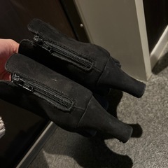 ショートブーツ　ブラックの画像