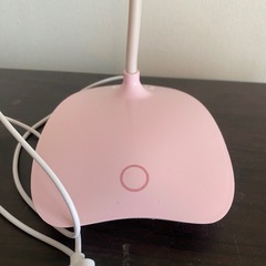 LED USBデスクライト ピンク 3段階調光可能の画像