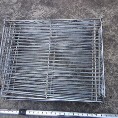  スチールラック 棚　幅約59×　奥行約46×　高さ約184cm　中古品　引取専用  の画像