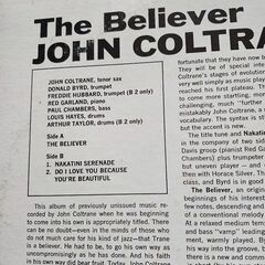 ジョン・コルトレーン   LPレコードの画像