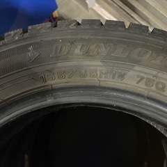 155/65R14 ダンロップウインターマックス02 4本セット　2021年製の画像