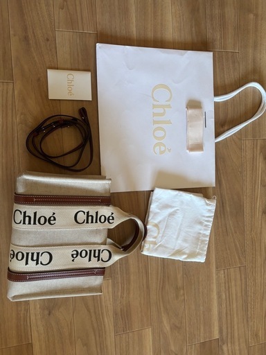chloe クロエ woody スモールトートバッグ