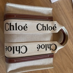 chloe クロエ woody スモールトートバッグの画像