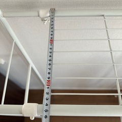 棚付ランドリーラックの画像