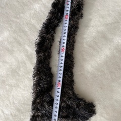 フェイクファー　マフラーの画像