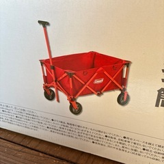新品Coleman アウトドアワゴン 赤の画像