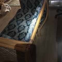 藤　クラシックソファー　中古 の画像