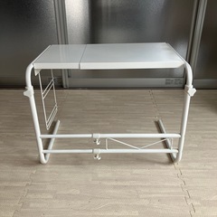 伸縮レンジラック　ニトリの画像