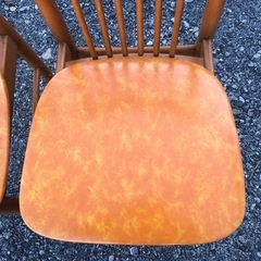 定型文には返信しません　昭和レトロ　IFの家具　ダイニングチェア　2脚セット の画像