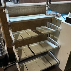 洗濯機のところにもおける棚の画像