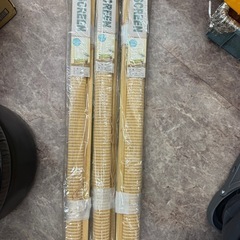 未使用麻スクリーン カーテン オーニングの画像