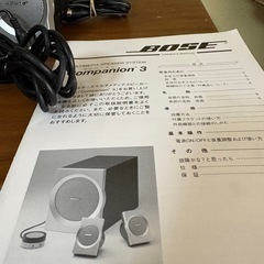 BOSEコンパニオン３シリーズ2 スピーカー。の画像