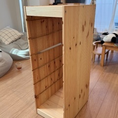 IKEA★TROFAST トロファスト フレーム ライトホワイトステインパインの画像