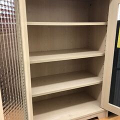 【ジャングルジャングル石津店】ミニ食器棚　食器棚　収納　隙間収納　幅58cm　おしゃれ　かわいい　北欧　カントリー調　新生活 堺市 西区 堺区 石津の画像