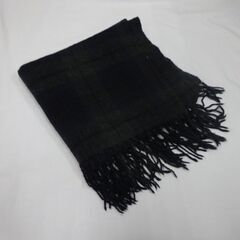 ( E-106 )UNIQLO ユニクロ ヒートテックマフラー ダークグリーン 361-402078 中古の画像