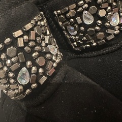 ビジュー付き✨️ムートンブーツの画像