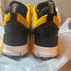 adidas 靴 JLIN17 ブラックの画像