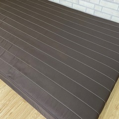 シングルサイズ  脚付き コイルスプリングマットレス  ブラウンの画像