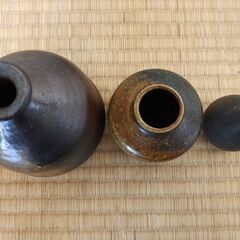 備前焼 花瓶 一輪挿し 花器 徳利の画像