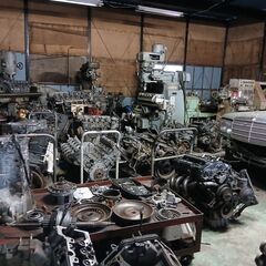 外車-国産車.県内ゆういつエンジン専門工場-各種研摩加工等―内燃機業務常設の画像