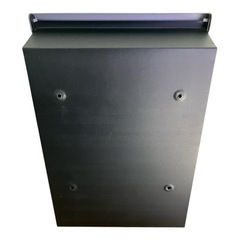 【美品】壁掛け式 郵便ポスト MAIL BOX 鍵付き シルバーの画像