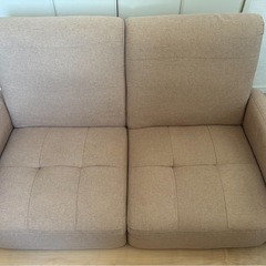 2人掛けソファー　の画像
