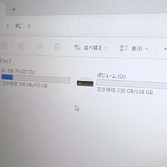 マウスコンピューターNVMe＋NVMe爆速K5後期モデルグラボMX550の画像