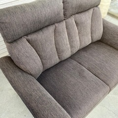 ニトリ　ファブリック2人掛けソファ　アルタの画像