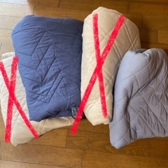 格安シングル寝具カバー・敷パッド8点！難あり中古1点100円にての画像