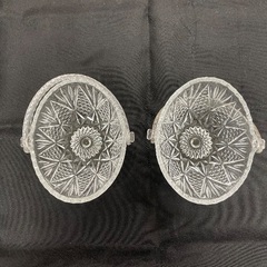 クリスタルボウル2個セット　引取限定の画像