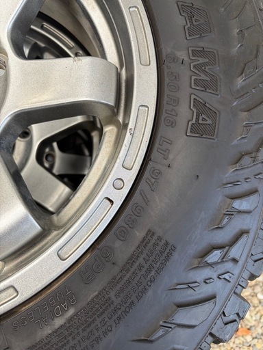 ジオランダーMTホイール付G003   16R6.50