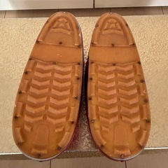 錦履 防寒草履 草履 バッグ 3点 セット　オレンジカラー　①の画像