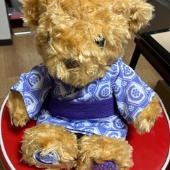 新品未使用　浴衣姿　テディベア　の画像