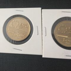 ☆2005年「愛・地球博」500円6枚、昭和51年 昭和天皇御在位50年記念100円白銅貨 11枚　☆の画像