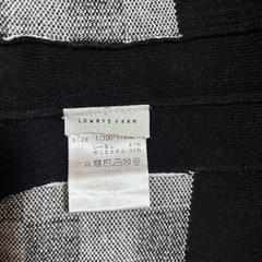 チェッカー ブロック ベスト 110 ローリーズファームの画像