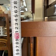 ★今週¥3000★⭐︎早い者勝ち⭐︎大型 木製 ガラスキャビネット 収納棚 食器棚 レトロ風・約高さ193.5cm×幅132cm※商品の詳しい状態やサイズ等は現物にてご確認くださいの画像