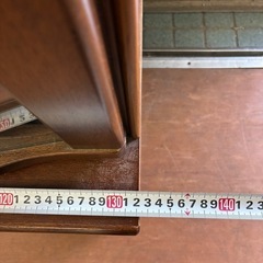 ★今週¥3000★⭐︎早い者勝ち⭐︎大型 木製 ガラスキャビネット 収納棚 食器棚 レトロ風・約高さ193.5cm×幅132cm※商品の詳しい状態やサイズ等は現物にてご確認くださいの画像